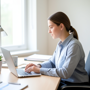 overwhelmed at work desk calm