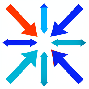 Person with frabmented focus