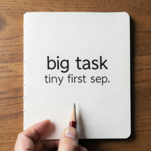 Overwhelmed employee with too many tasks on desk